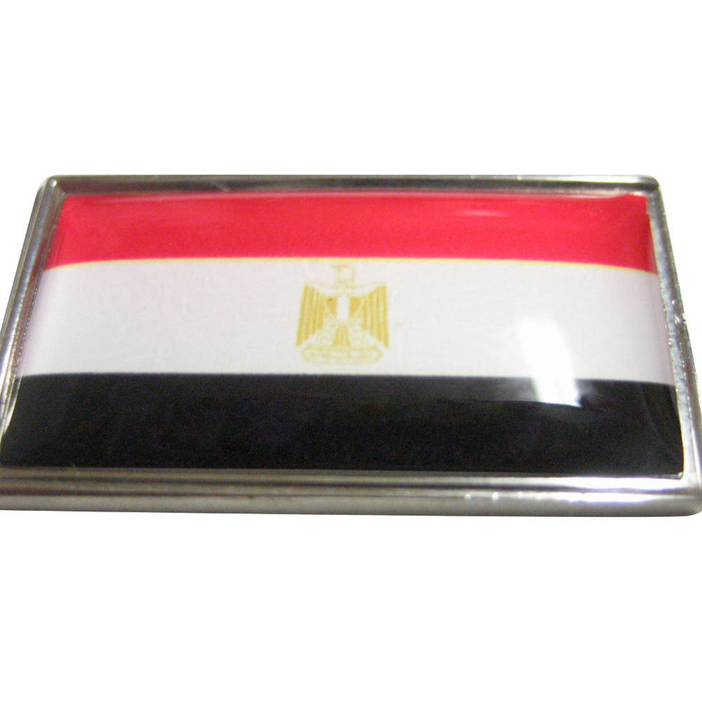 Thin Bordered Egypt Flag Magnet - image 1